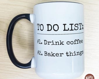 Funny Baker Gift Personalized Mug Baking Coffee Cup Mug Cooking Gift Box Gift Bread Baking Gift Cooking Lover Chef Gift Mothers Day Gift