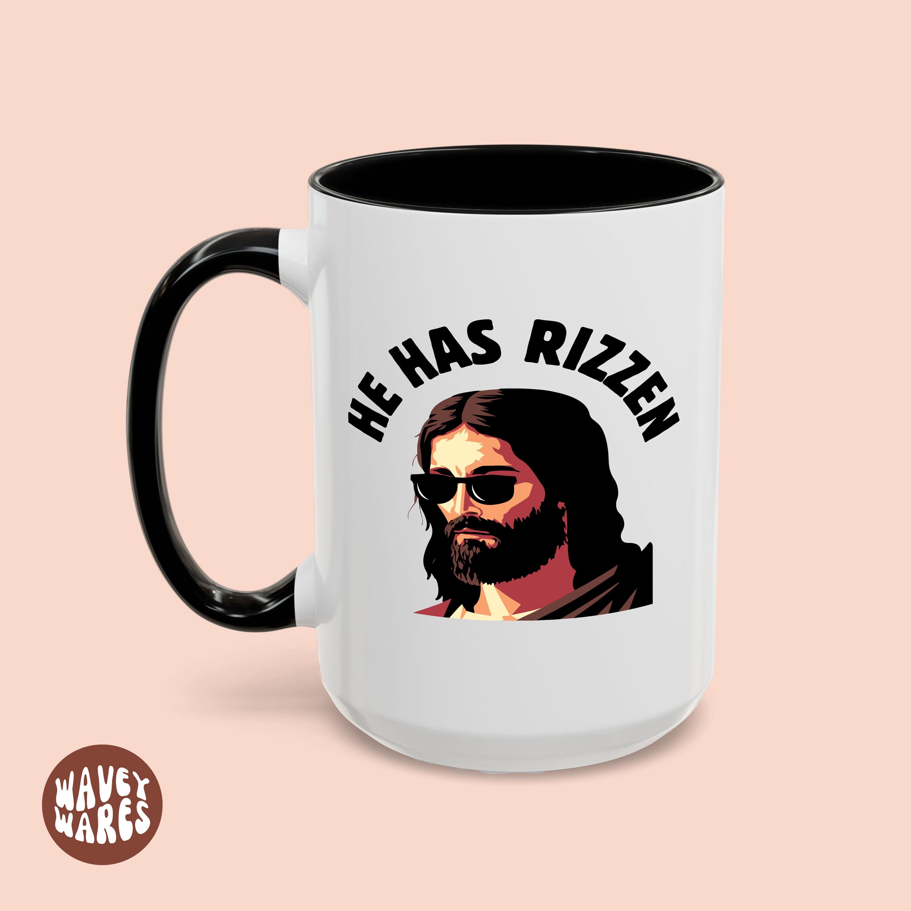 Tazza Da Caffè Gesù 325 Ml – Divertente Tazza Meme Religiosa 'I Heard The Lord' Per Cristiani, Regalo Cattolico, Chiesa, Biblico