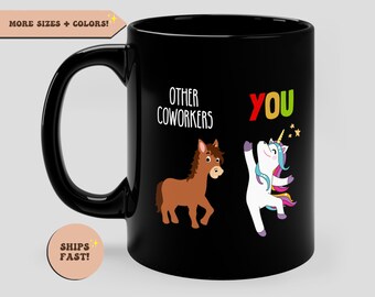 Other Coworkers vs You, Funny Coffee Mug, Unicorn Mug Coworker Leaving Gift Colleague Leaving Good bye Coworker Going Away Gift For Coworker