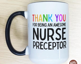 Nurse Preceptor Gift, Preceptor Appreciation Gifts, Nursing Preceptor Coffee Mug, Nursing Preceptor Gift, Nursing Student Gift, bedankje, verpleegkundige Preceptor-mok