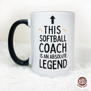 Best Softball Coach Gift Thank You Gift For Coach, Custom Gift For Softball Coach, Soft Ball Coach Coffee Mug, Softball Coach Christmas Gift