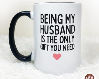 Funny Husband Gift Personalized Coffee Mug Custom Gift Valentines Anniversary Gift from Wife Tea Mug Cup Husband Birthday Present
