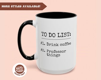 Professor Funny Coffee Mug, 15oz 20oz 11oz Funny Professor Gift, Cadeau voor leraar, Cadeau voor Professor, Beste Professor Mok, College Professor