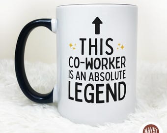 Personalised Gift for Coworker, Leaving Job Gift, New Job, Retirement Gift, For Work Friend, Colleague, Boss, Work Bestie, Absolute Legend