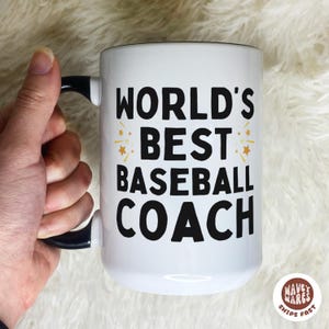 Best Baseball Coach Gift Thank You Gift For Coach, Custom Gift For Baseball Coach, Baseball Coach Coffee Mug, Softball Coach Christmas Gift