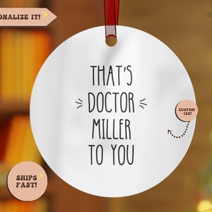 Regalo di laurea personalizzato per dottorato, regalo di laurea personalizzato per dottore, ornamento Ed.D, regalo PHD, regalo MD, neolaureato in dottorato in pedagogia