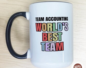 World's Best Team, Gifts for Coworker, Custom Mug Coworker, Personalized Team Coffee Mug Best Team Mug Dream Team Mug Office Boss Gift