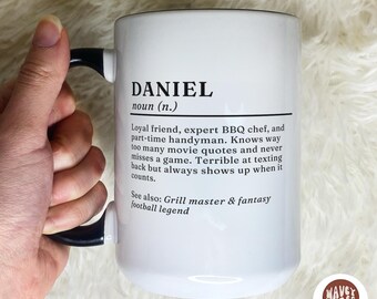 Name Definition Cup, Name Meaning Mug, Personalized Name Gift for Him Custom Definition, Personalized Name Definition Mug Custom Name Mug