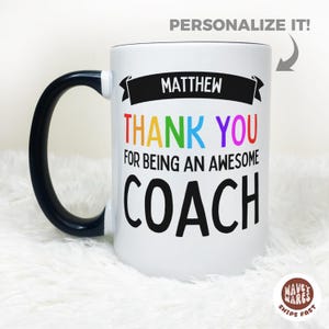Awesome Coach Mug Appreciation Gift For Coach, Personalized Coach Gift, Amazing Coach Coffee Mug, Coach Gift Ideas, Football Baseball Coach