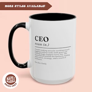 Funny CEO Definition Coffee Mug, CEO Job Title, Gift for Boss, Gift for CEO, Boss Day Gift, Office Work Mug, Director Executive Manager Gift