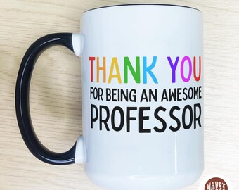 Awesome Professor Gift, Phd Student Gift, phd graduation gift, thank you gift, scientist academic mug teacher appreciation mentor gift