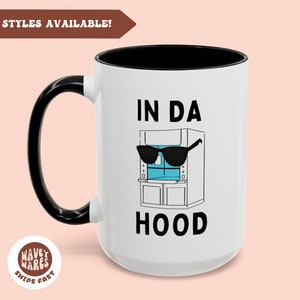 Funny Science Coffee Mug, In Da Hood, Fumehood Mug, Chemistry Mug, STEM Gift, Biology Mug, Biochemistry Mug, Scientist Mug, Biology Mug