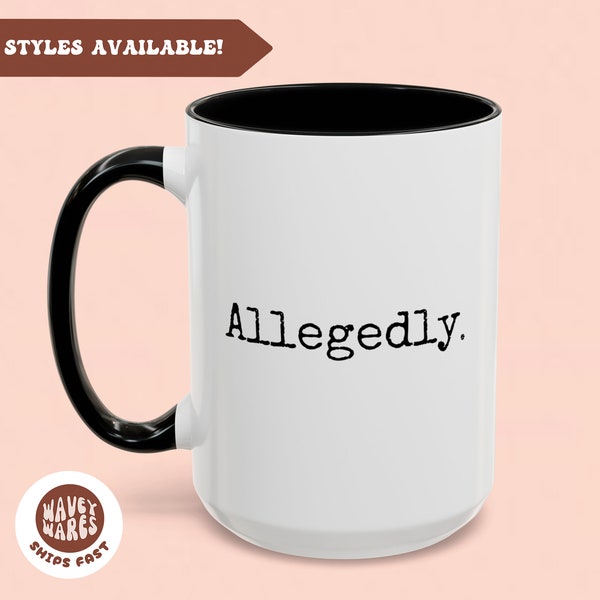 Cadeau avocat prétendument drôle, tasse à café drôle, cadeau pour étudiant en droit, cadeau de remise des diplômes avocat, cadeau bâillon pour avocat, cadeau avocat, avocat