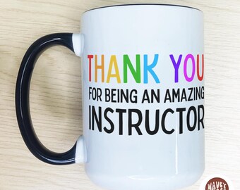 Ausbilder Danke Geschenk Lustige Kaffeetasse Mentor Coach Lehrer Sport Nursing Weihnachten Geburtstag Danke Geschenk für Fahrlehrer