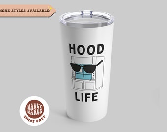Funny Science 20oz Tumbler, Hood Life, Fumehood Mug, Chemistry Gift, STEM Gift, Biology Insulated Tumbler, Biochemistry Cup, Scientist Gift