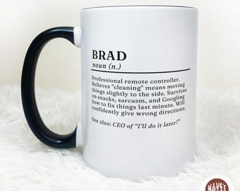 Name Meaning Mug, Name Definition Cup, Personalized Name Gift for Him Custom Definition, Personalized Name Definition Mug Custom Name Mug