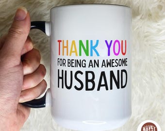 Husband Gift, Personalized Coffee Mug, Custom Fiance Spouse Gift Valentines Anniversary Gift Tea Mug Cup, Husband Birthday Christmas