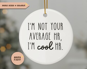 Cool HR Gift ornament, not your average hr, Hr Director Gift, Hr Office decor, Human Resources, Human Resource, hr Manager, document it