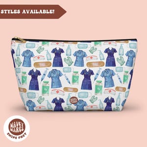 Set Regalo Per Infermieri E Infermiere: Penne, Note Adesive, Portabadge E Borsa Trucco - Idea Regalo Divertente Per Settimana Dell'Infermiera, Compleanno, Laurea