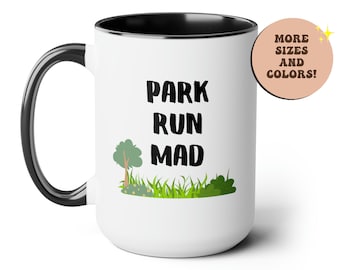 Running Coffee Mug, Runners Gift, Gift for Runner, Marathon, Running Gifts, Park Run Gift, Crosscountry Running, Long Distance Runner Gift