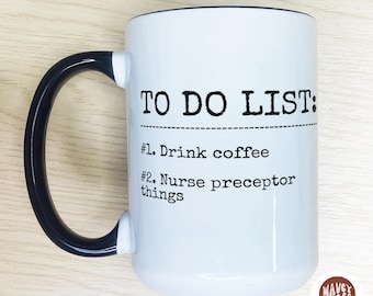 Grappige verpleegkundige Preceptor cadeau, Preceptor geschenken, Nursing Preceptor koffiemok, Nursing Student cadeau, bedankje, verpleegkundige Preceptor mok