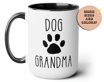 Dog grandma gift, dog grandma mug, dog mug, dog gift, grandma dog, dog grandma coffee mug, best grandma dog, k9 grandma, dog grandmother
