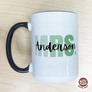 Taza para señora, taza personalizada para maestra, regalo de boda, taza de café con nombre personalizado, regalo para maestras, madres maestras, regalo de aniversario para maestras