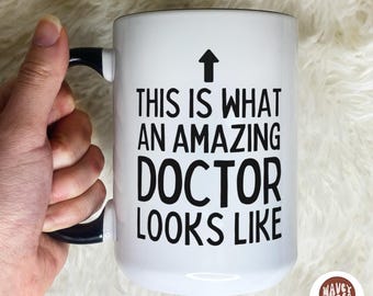 Personalized Doctor Coffee Mug, Custom Doctor Coffee Mug, PhD Gift, Future Doctor Gifts, Dr Coffee Cup, Doctor Appreciation Graduation Gifts