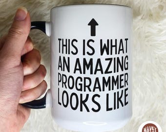 Amazing Programmer Coffee Mug, Funny Software Engineer Mug, Gift For Software Engineer, Gift For Programming, Coding Gift, Computer Science