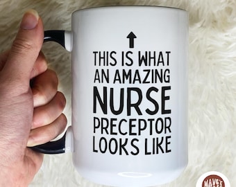 Verpleegkundige Preceptor cadeau, Preceptor kerstcadeaus, Nursing Preceptor koffiemok, Nursing Student cadeau, bedankje, verpleegkundige Preceptor mok