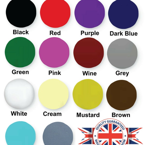 Plain round cushion cover, Plain round cover, Round coloured cushion cover