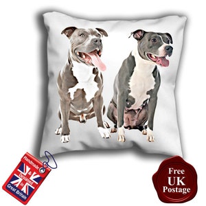 Staffy cushion covers cheap
