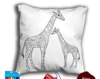 Giraffe cushion | Etsy Giraffe Pillow | Etsy