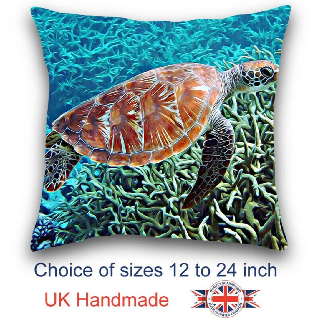 Turtle, Turtle Cushion, Choice of sizes, Handmade Etsy 日本