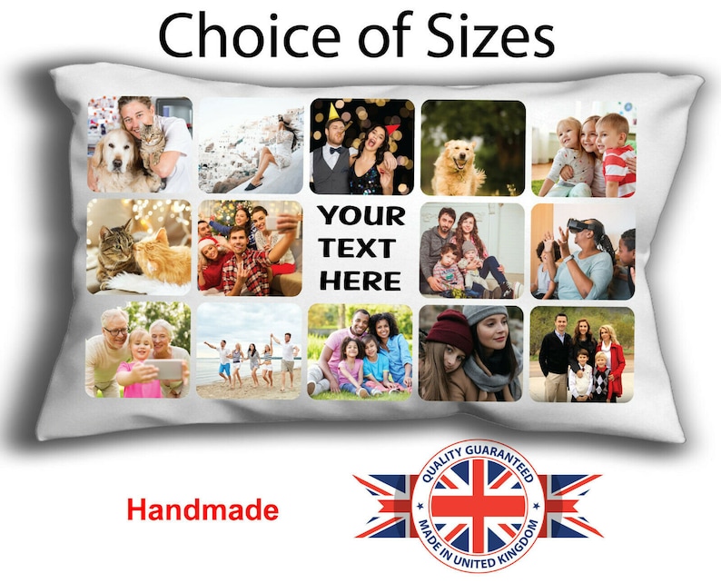 Personalised Oblong Cushion Pillowcase Personalised Photo Etsy UK