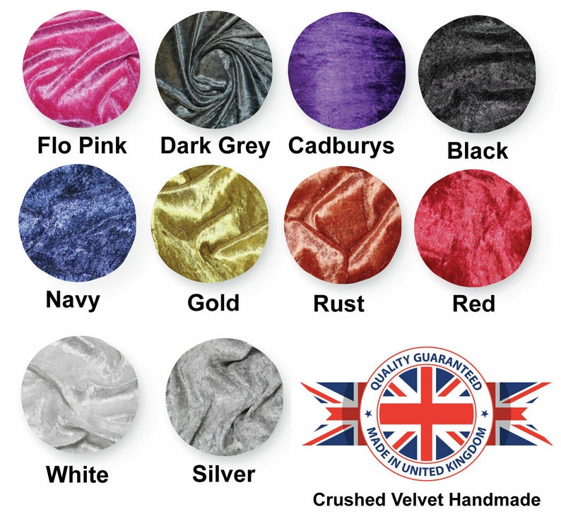 crushed velvet round cushion