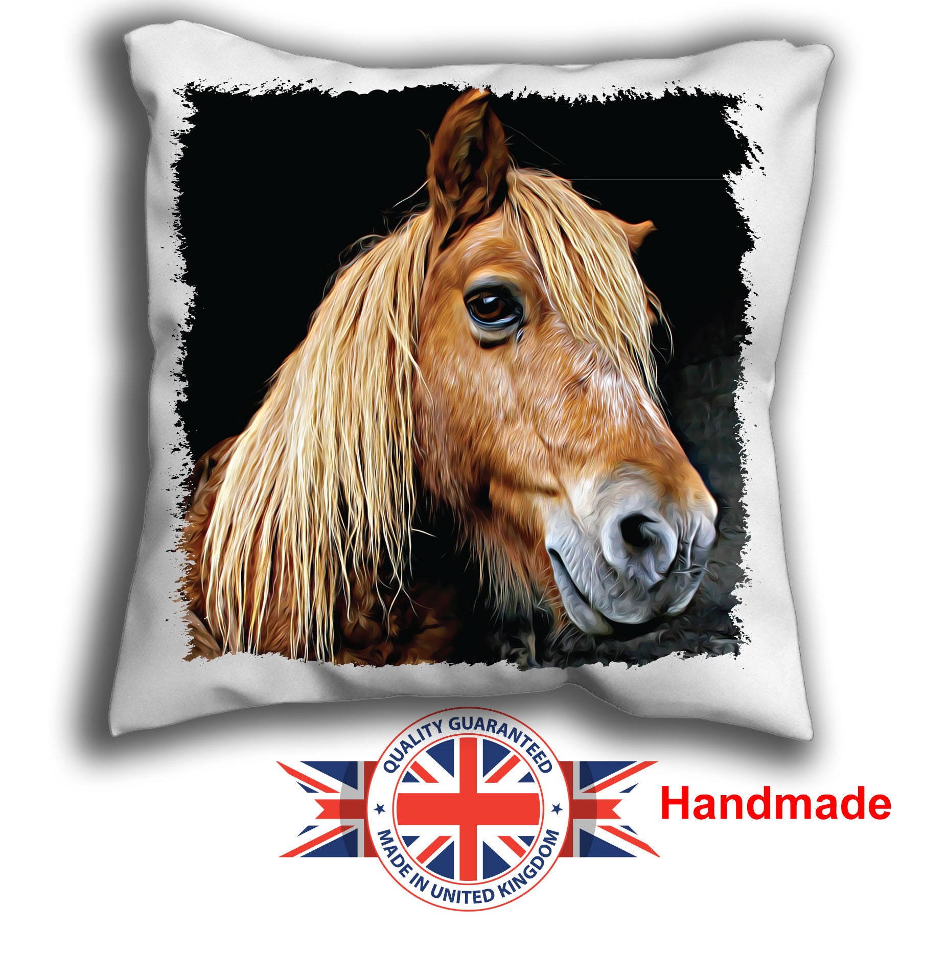 Horse Cushion Cover Horse Head Cushion Choice of sizes Etsy