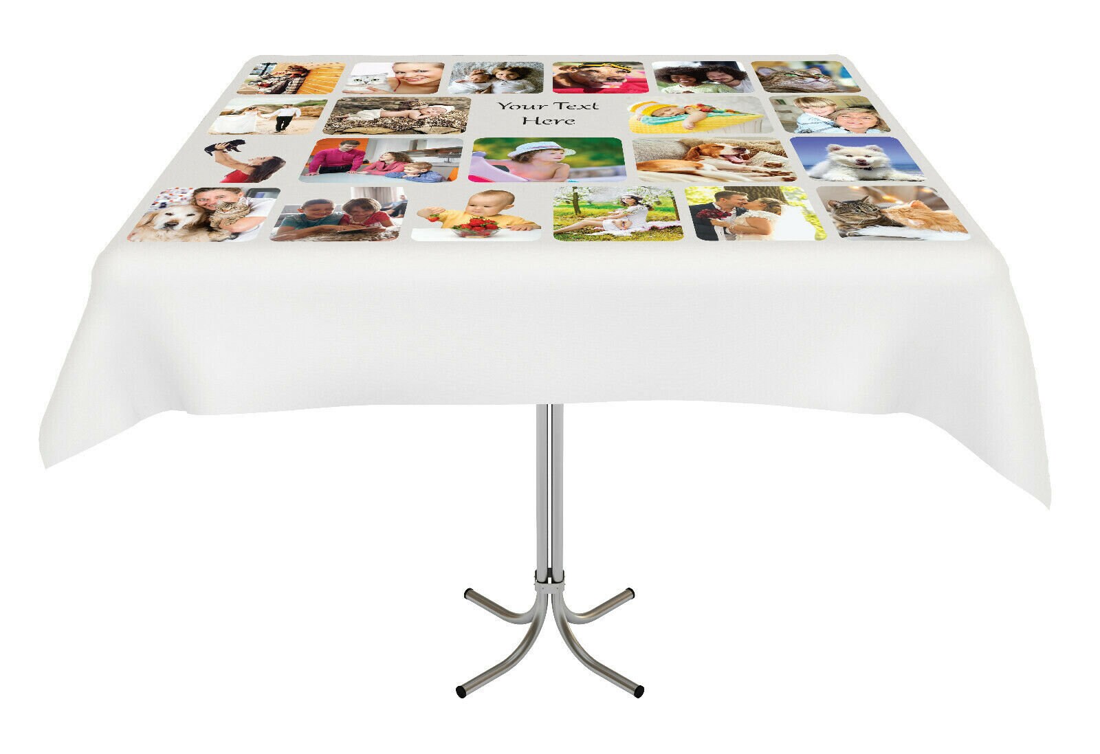 Custom Tablecloth Personalised Tablecloth Collage Photo Etsy UK