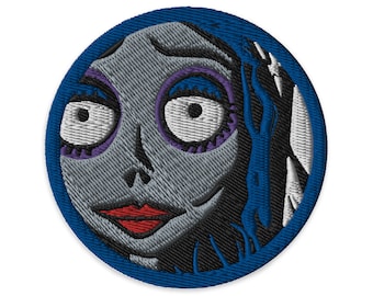 Emily the Corpse Bride Embroidered patches
