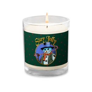 Stay Jolly Frosty candle