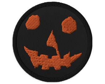 Halloween broderade lappar