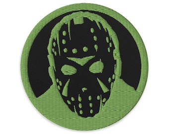 Jason Voorhees 3 parches bordados