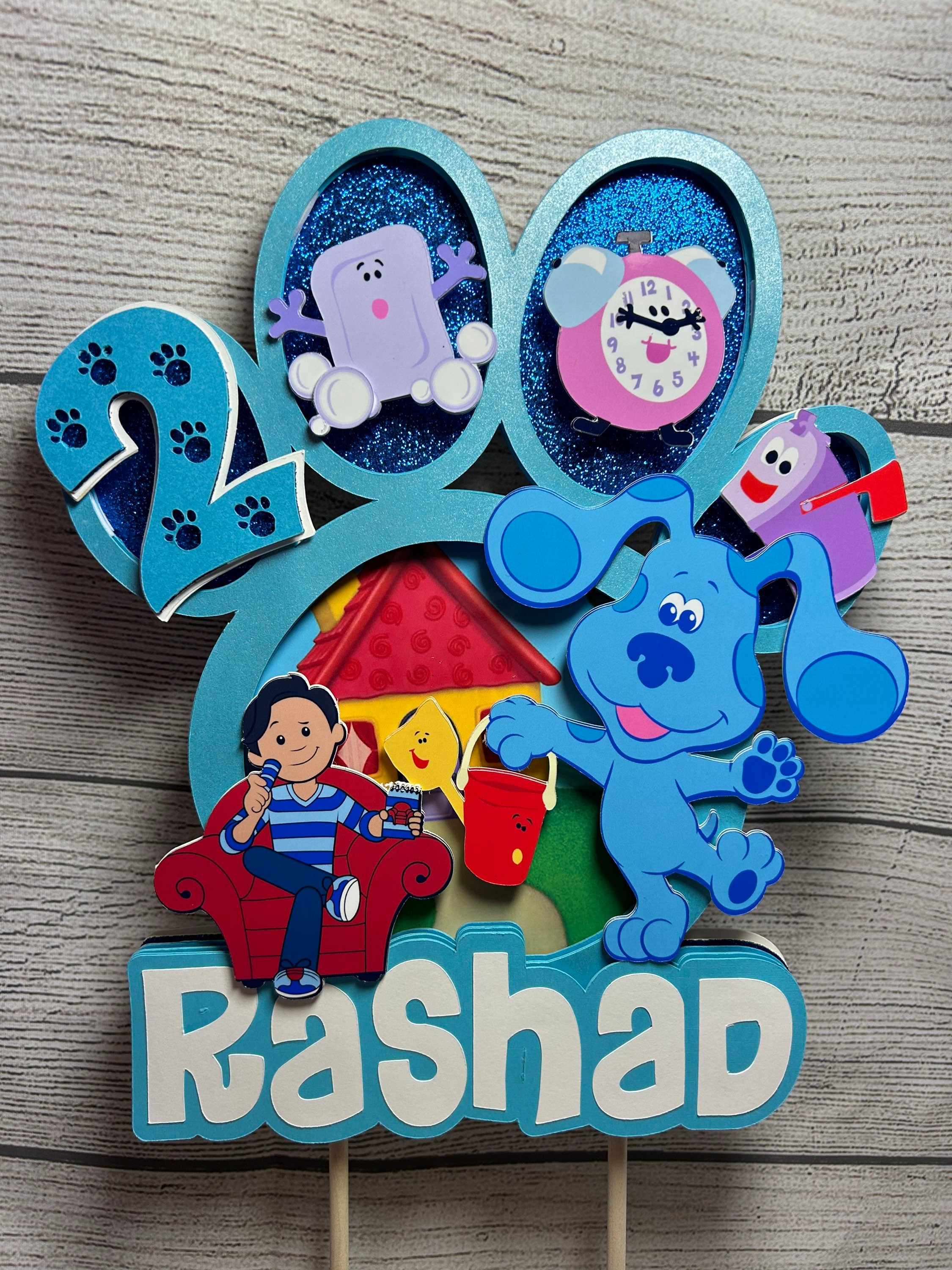 BLUES CLUES CAKE TOPPER BLUES CLUES INVITATION BLUES CLUES 44% OFF