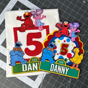Sesame Street Cake Topper Kids Cake Topper Sesame Street - Etsy