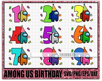 Free Free Among Us Birthday Svg Free 102 SVG PNG EPS DXF File