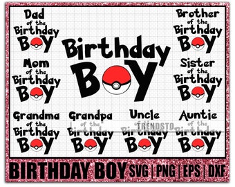 Download Pokemon Birthday Svg Etsy