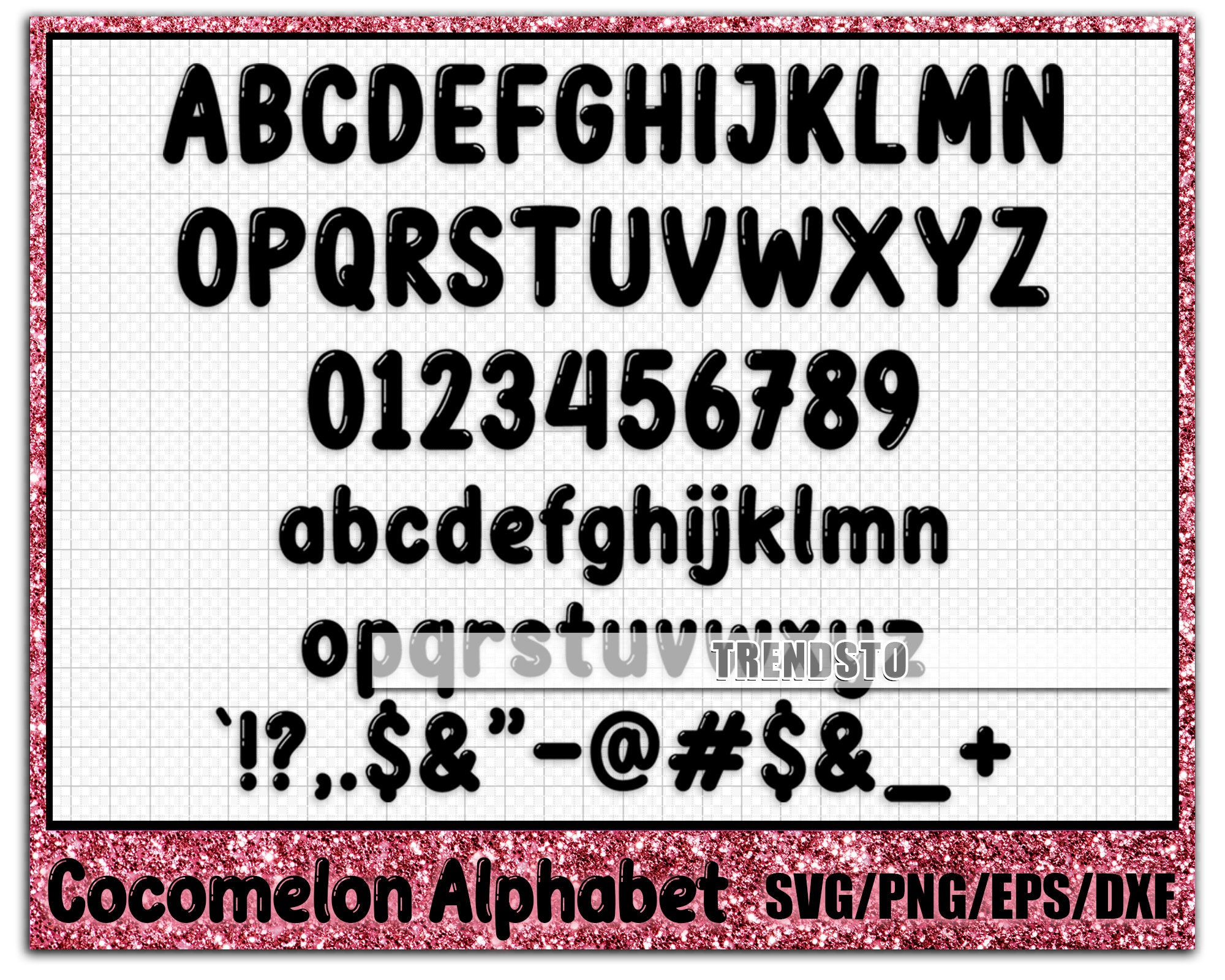 Cocomelon alphabet svg Cocomelon font cocomelon font for | Etsy