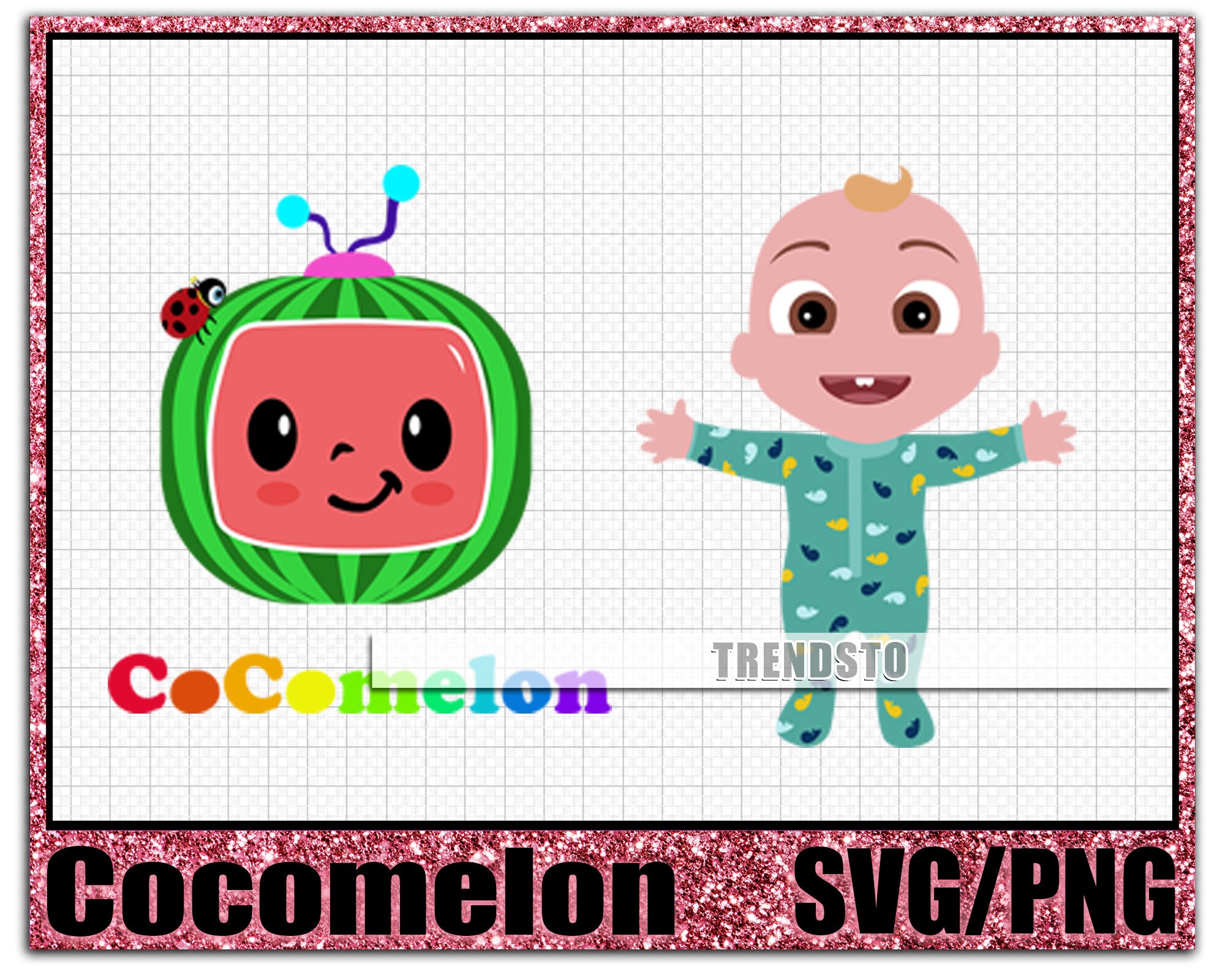 Cocomelon Svg Cocomelon Clipart Cocomelon Paper | Etsy