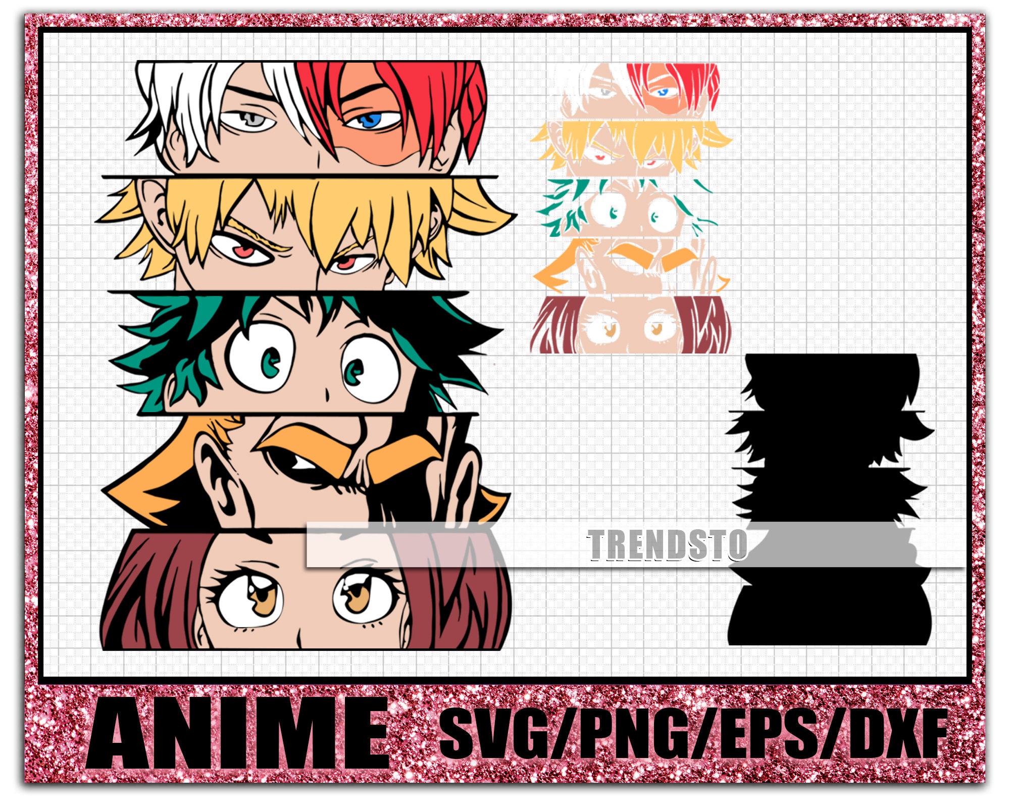 Free Free 159 Anime Friends Svg SVG PNG EPS DXF File