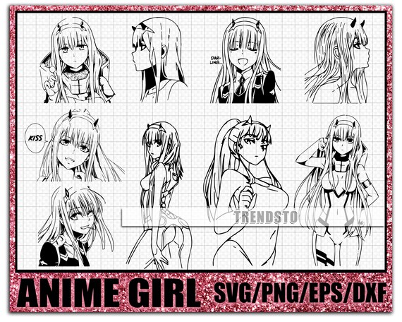 Download Zero Two Svg File For Cricut Zero Two Svg Bundle Zero Two Etsy